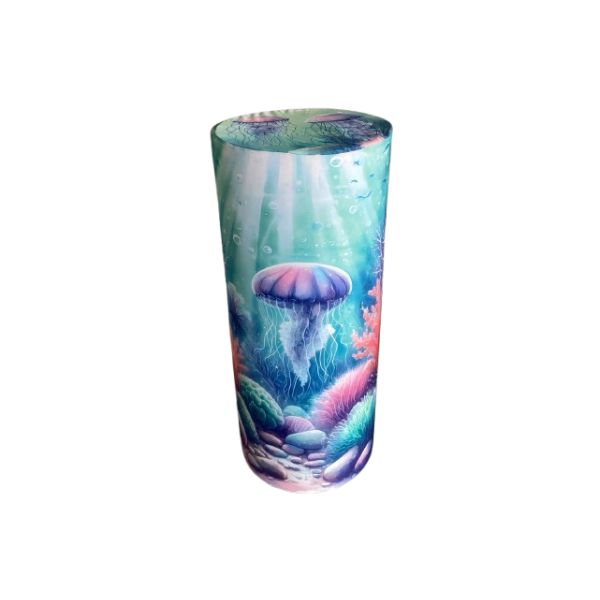 Capa Cilindro Alto - Fundo do Mar 